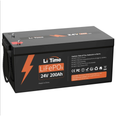 Акумулятор літій-залізо-фосфатний LiTime LiFePO4 24V 200Ah 200A BMS