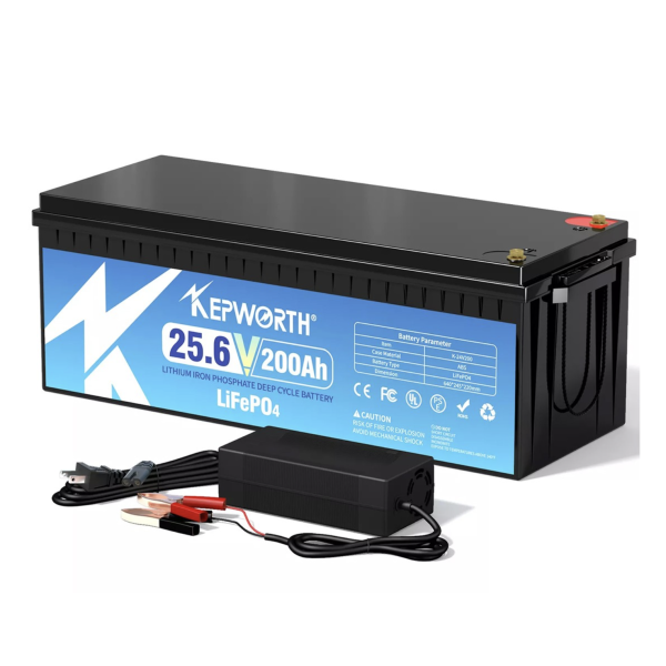 Акумулятор літій-залізо-фосфатний Kepworth LiFePO4 24V/200AH (5120W*h)