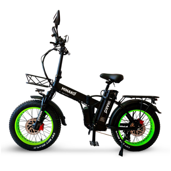 Електровелосипед Minako F10 Dual 20" (240W; 20 А·год; 48 В)