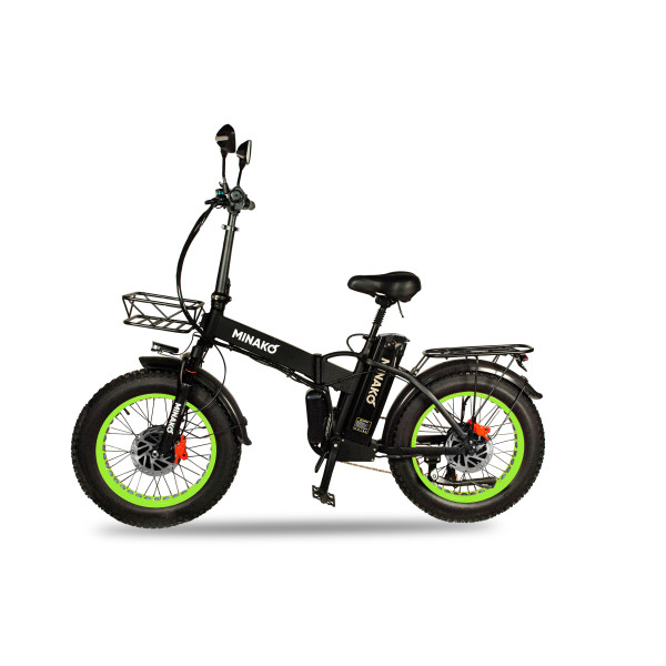 Електровелосипед Minako F10 Dual 20" (240W; 20 А·год; 48 В)