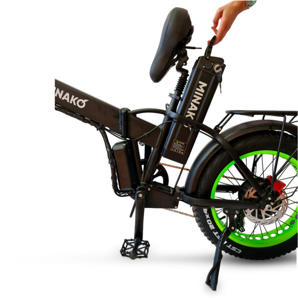 Електровелосипед Minako F10 Dual 20" (240W; 20 А·год; 48 В)