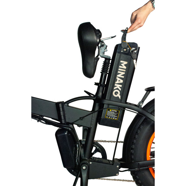  Електровелосипед Minako F10 Dual 20" (240W; 20 А·год; 48 В)