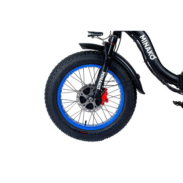 Електровелосипед Minako F11 Dual 20" (1000W; 14 А·год; 48 В)
