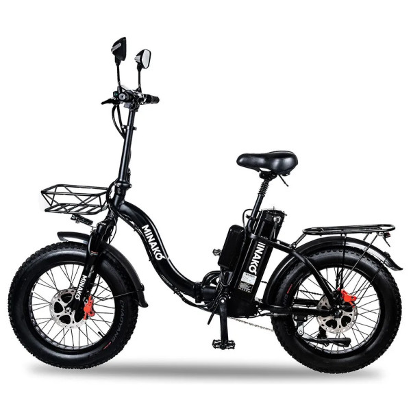 Електровелосипед Minako F11 Dual 20" (1000W; 14 А·год; 48 В)