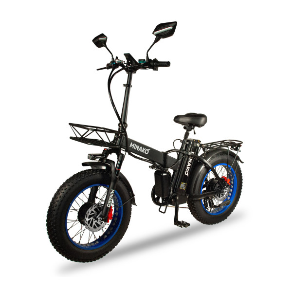 Електровелосипед Minako F10 Dual 20" (240W; 20 А·год; 48 В)