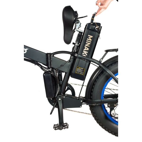 Електровелосипед Minako F10 Dual 20" (240W; 20 А·год; 48 В)