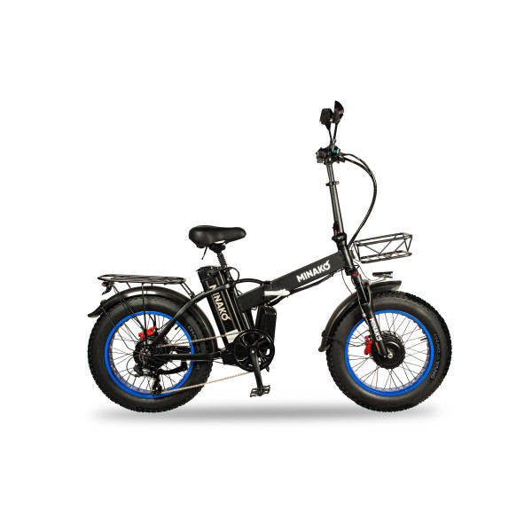 Електровелосипед Minako F10 Dual 20" (240W; 20 А·год; 48 В)