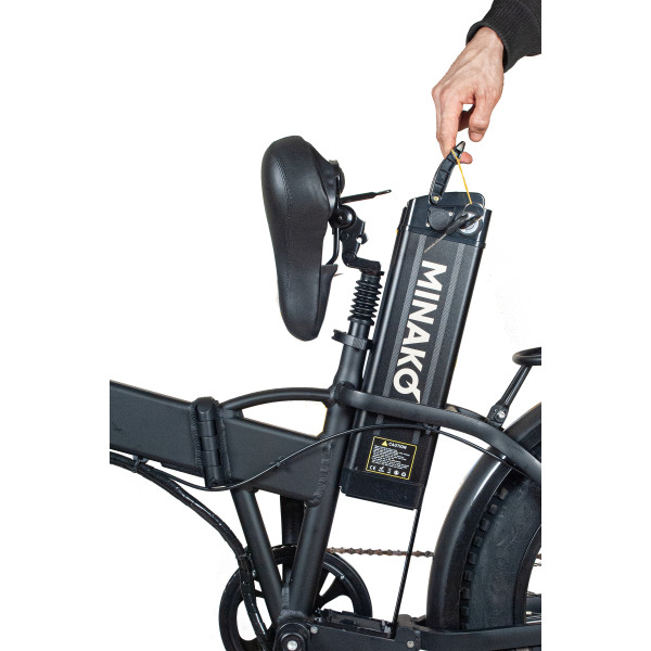 Електровелосипед Minako F10 Lite 20" (500W; 12 А·год; 48 В)