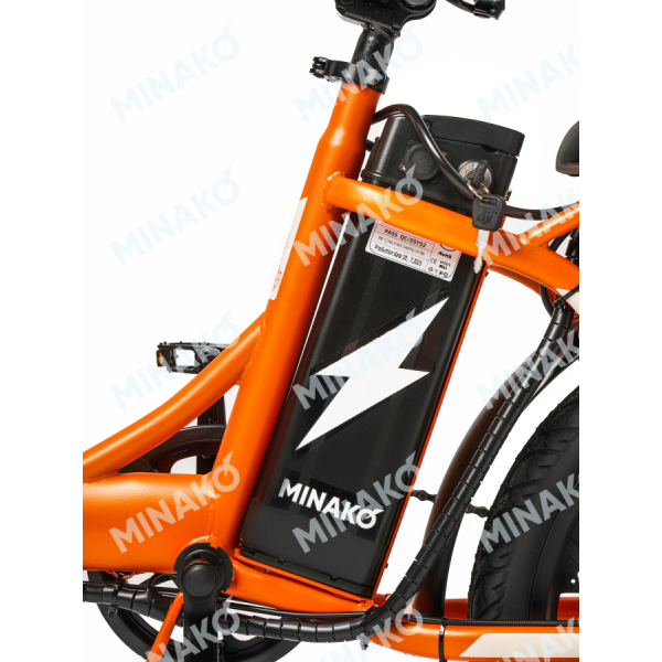 Електровелосипед Minako F7 20" (240W; 10 А·год; 48 В)