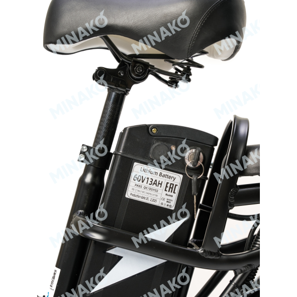 Електровелосипед Minako V.8 Pro 18" (240W; 13 А·год; 60 В)