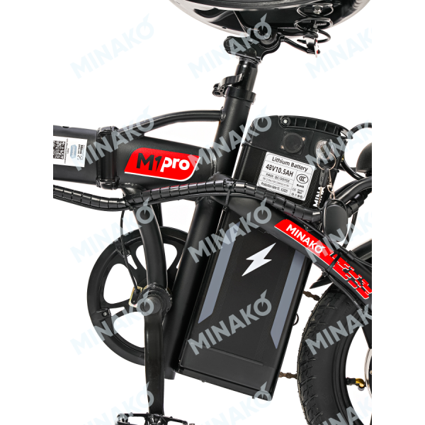 Електровелосипед Minako M1 Pro 14" (240W; 10,5 А·год; 48 В)