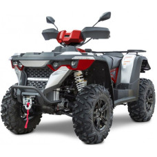 Квадроцикл Linhai 550 EFI сіро-червоний