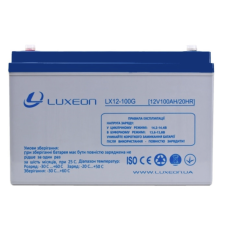 Акумулятор гелевий LUXEON LX12-100G 12V 100Ah