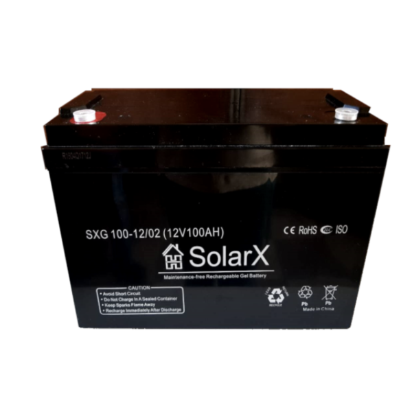 Акумулятор гелевий SolarX SXG100-12 12V 100Ah