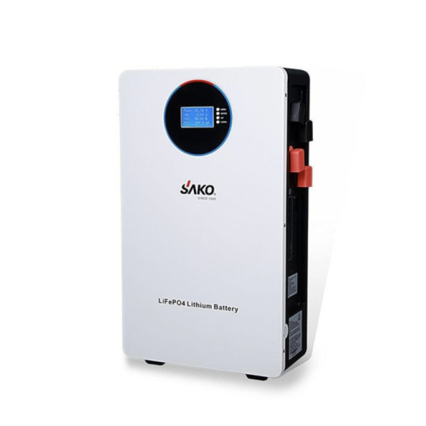 Акумулятор літій-залізо-фосфатний SAKO SK-51.2V 100Ah 5 kWh LiFePO4 з LCD та BMS