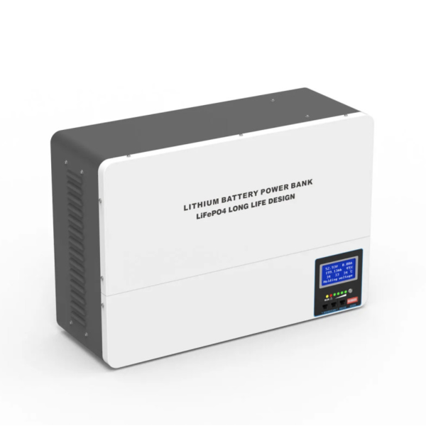 Акумулятор літій-залізо-фосфатний SAKO 51.2V 100Ah 5 kWh LiFePO4 з LCD (серія Li-Wall)