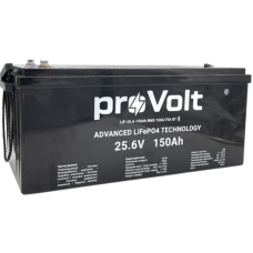 Акумулятор літій-залізо-фосфатний proVolt LiFePO4 25.6V 150Ah із Smart BMS