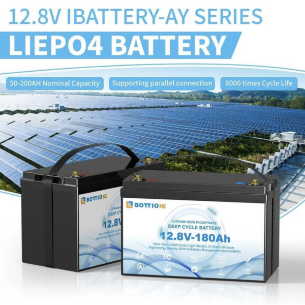 Акумулятор літій-залізо-фосфатний Bottione LiFePO4 12V 180Ah