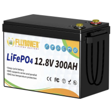 Акумулятор літій-залізо-фосфатний FlyPower LiFePO4 12V 300Ah, 3840 Wh для ІБП (UPS)