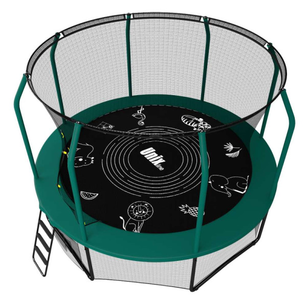 Батут UNIX line 8 ft (244 см) SUPREME GAME (Green)