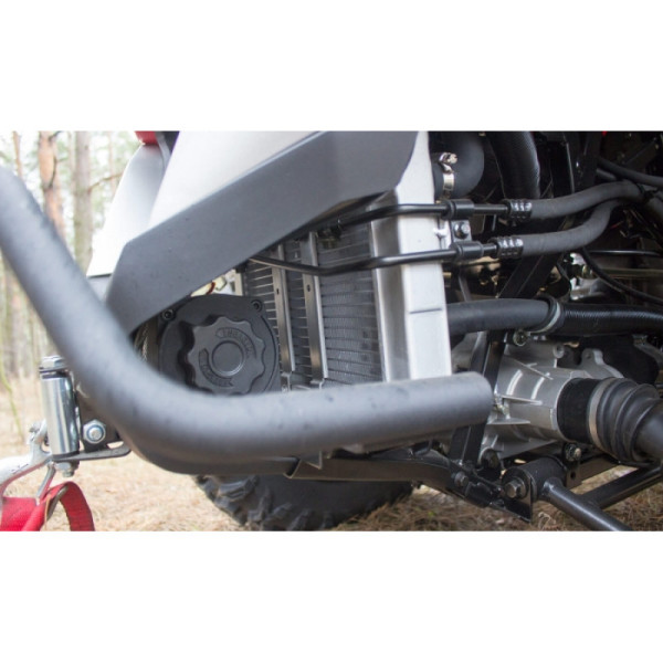Квадроцикл Linhai 550 EFI сіро-червоний