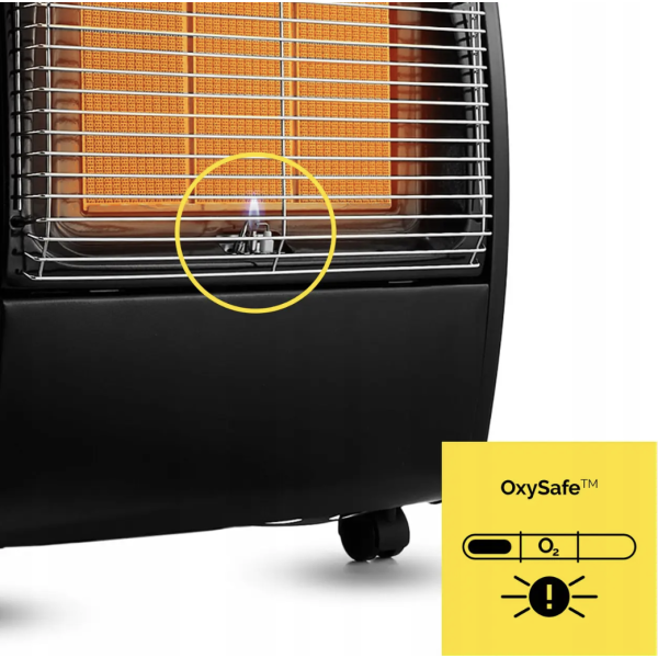 Обігрівач газовий Yoer GH01BK, 5,7 кВт (2 в 1)