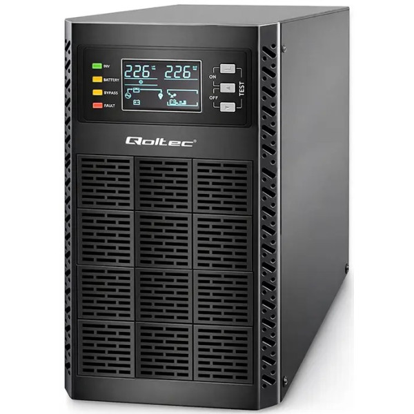 Блок безперебійного живлення Qoltec 3000Вт з чистою синусоїдою
