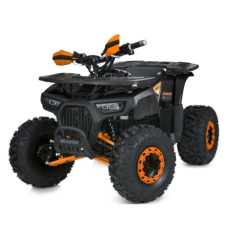 Квадроцикл дитячий Profi HB-EATV1450F-P-5 MP3 чорний з оранжевими вставками
