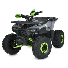 Квадроцикл дитячий Profi HB-EATV1450F-P-5 MP3 сірий із зеленими вставками