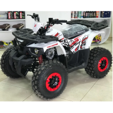 Квадроцикл підлітковий Forte Hunter 125 із червоними вставками