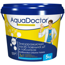 Дезінфектант 3 в 1 на основі хлору AquaDoctor MC-T 0.4 кг (таблетки по 200 г)