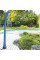 Душ сонячний Aquaviva So Happy з мийкою для ніг, блакитний DS-H221BL, 28 л