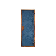 Двері для сауни та хаммама Tesli Сезам Blue 1900 х 700