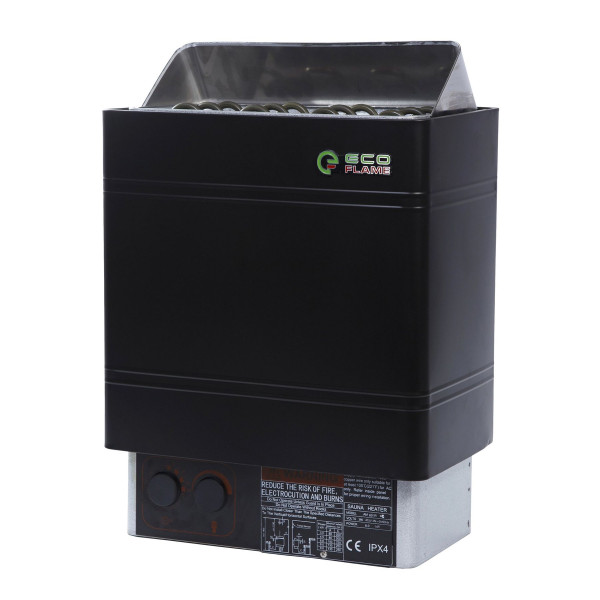 Електрокам'янка EcoFlame AMC 90 D (9 кВт) (Електропіч c Виносним Пультом CON4 ) - в КОМПЛЕКТІ