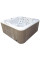 Гідромасажний басейн IQUE Dreamline-II 2200-II-DD-BP (WiFi) (220x220x96 см) Brushed walnut