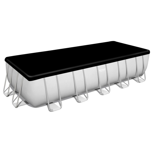 Каркасний басейн Bestway 5612B (640х274х132 см) з пісочним фільтром, сходами та тентом