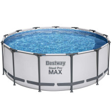 Каркасний басейн Bestway 5618W (396х122 см) з картриджним фільтром, сходами та захисним тентом