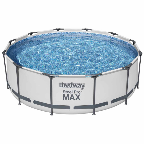 Каркасний басейн Bestway 5619N (366х100 см) з картриджним фільтром, сходами та складаним куполом