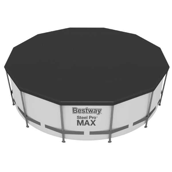 Каркасний басейн Bestway 56420 (366х122 см) з картриджним фільтром, тентом та сходами.