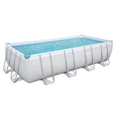 Каркасний басейн Bestway 56670 (488х244х122 см) з картриджним фільтром, сходами та тентом