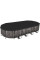 Каркасний басейн Bestway Wood Style 5611T (732х366х122 см) з картриджним фільтром, сходами та тентом