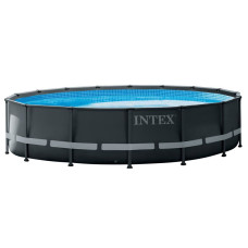 Каркасний басейн Intex 26326 ULTRA XTR (488х122 см) з пісочним фільтром, сходами та тентом