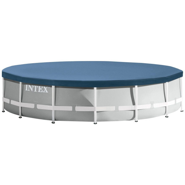 Каркасний басейн Intex 26724 (457х107 см) з картриджним фільтром, сходами та тентом