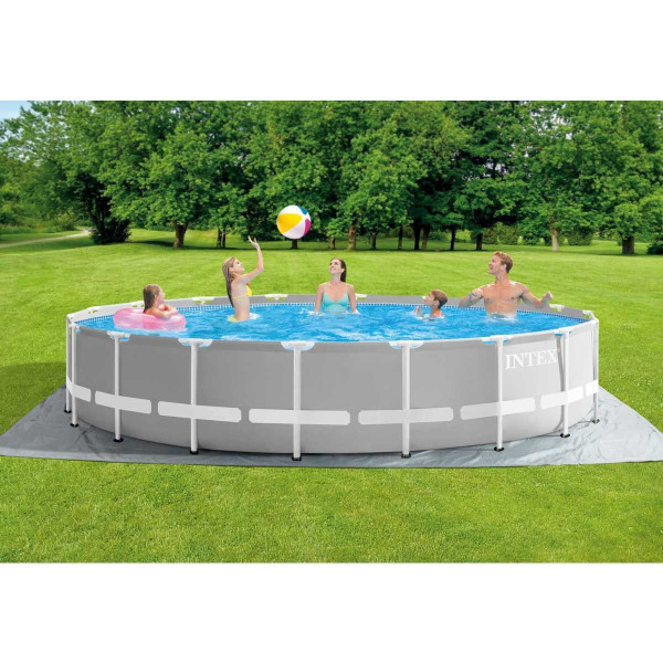 Каркасний басейн Intex 26732 Premium (549х122 см) з картриджним фільтром, сходами та тентом