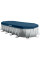 Каркасний басейн Intex 26798 OVAL (610х305х122 см) з картриджним фільтром, сходами та тентом