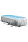 Каркасний басейн Intex 26798 OVAL (610х305х122 см) з картриджним фільтром, сходами та тентом