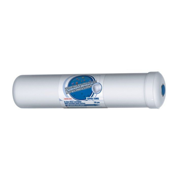 Механічний лінійний картридж 2 1/2" х 12", 1 мікрон, AIPRO-1M-AQ
