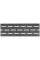 Переливні грати Aquaviva Granito Black, 595x195x20 мм для басейну
