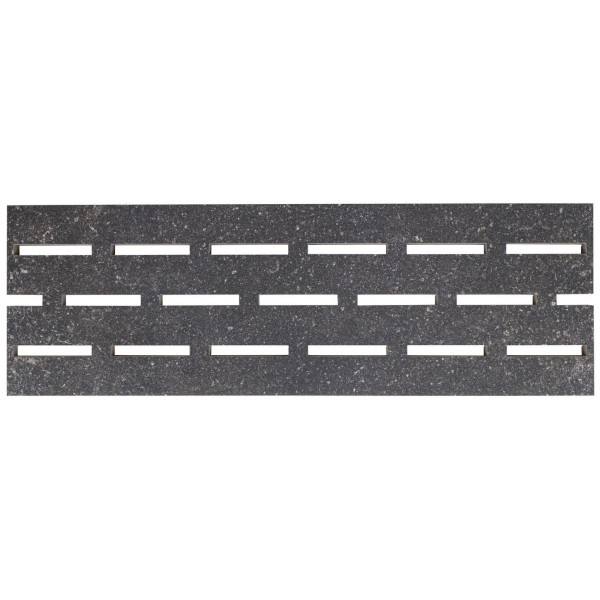 Переливні грати Aquaviva Granito Black, 595x195x20 мм для басейну