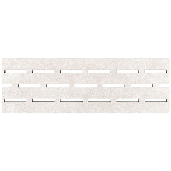 Переливні грати Aquaviva Granito Light Gray, 595x195x20 мм для басейну